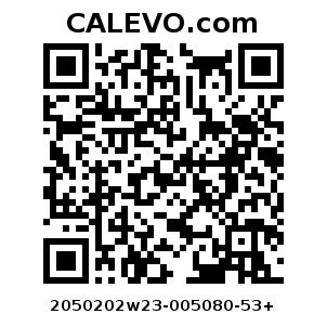 Calevo.com Preisschild 2050202w23-005080-53+