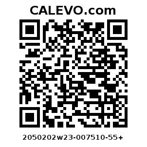 Calevo.com Preisschild 2050202w23-007510-55+