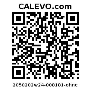 Calevo.com Preisschild 2050202w24-008181-ohne