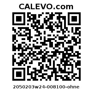 Calevo.com Preisschild 2050203w24-008100-ohne