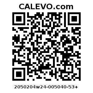 Calevo.com Preisschild 2050204w24-005040-53+