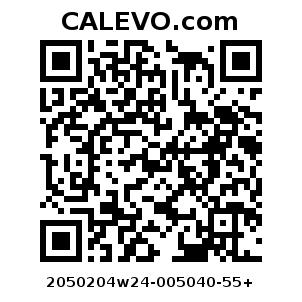 Calevo.com Preisschild 2050204w24-005040-55+