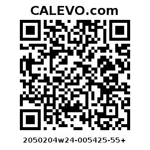 Calevo.com Preisschild 2050204w24-005425-55+