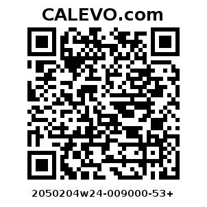 Calevo.com Preisschild 2050204w24-009000-53+