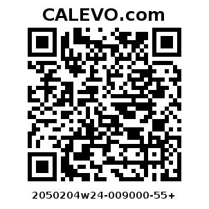 Calevo.com Preisschild 2050204w24-009000-55+