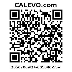 Calevo.com Preisschild 2050206w24-005040-55+