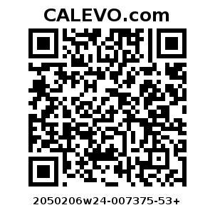 Calevo.com Preisschild 2050206w24-007375-53+