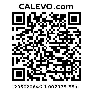 Calevo.com Preisschild 2050206w24-007375-55+