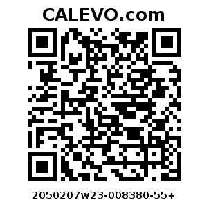 Calevo.com Preisschild 2050207w23-008380-55+