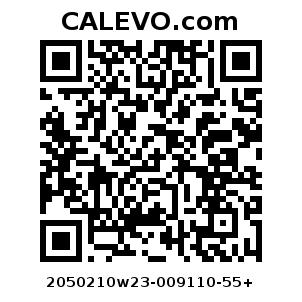 Calevo.com Preisschild 2050210w23-009110-55+