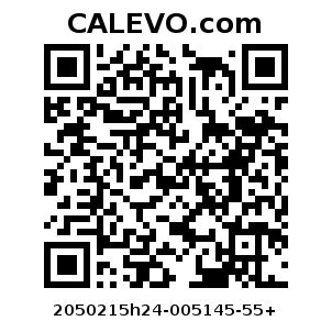 Calevo.com Preisschild 2050215h24-005145-55+