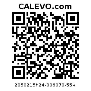 Calevo.com Preisschild 2050215h24-006070-55+