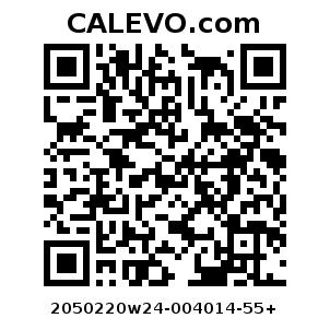 Calevo.com Preisschild 2050220w24-004014-55+