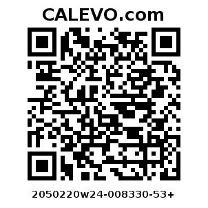 Calevo.com Preisschild 2050220w24-008330-53+