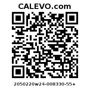 Calevo.com Preisschild 2050220w24-008330-55+