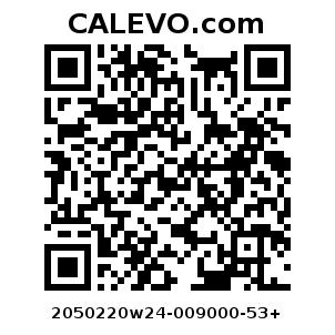 Calevo.com Preisschild 2050220w24-009000-53+