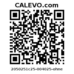 Calevo.com Preisschild 2050251c25-004025-ohne