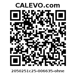 Calevo.com Preisschild 2050251c25-006635-ohne