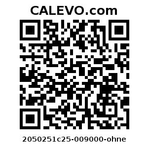 Calevo.com Preisschild 2050251c25-009000-ohne