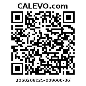 Calevo.com Preisschild 2060209c25-009000-36