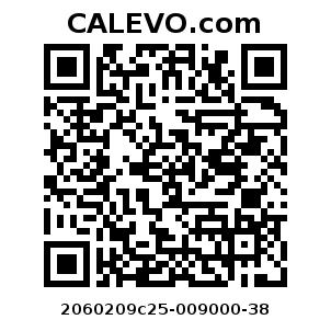 Calevo.com Preisschild 2060209c25-009000-38