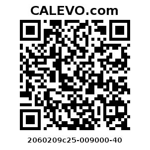 Calevo.com Preisschild 2060209c25-009000-40