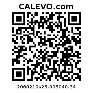 Calevo.com Preisschild 2060219s25-005040-34