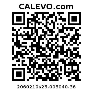 Calevo.com Preisschild 2060219s25-005040-36