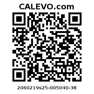 Calevo.com Preisschild 2060219s25-005040-38