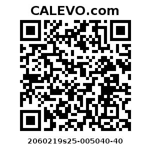 Calevo.com Preisschild 2060219s25-005040-40