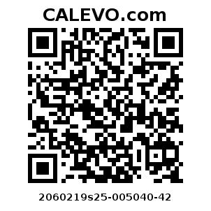 Calevo.com Preisschild 2060219s25-005040-42