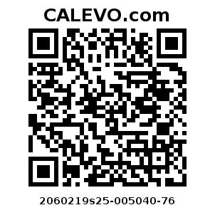 Calevo.com Preisschild 2060219s25-005040-76