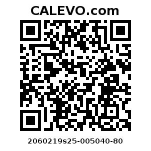 Calevo.com Preisschild 2060219s25-005040-80