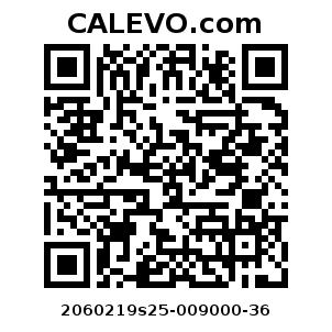 Calevo.com Preisschild 2060219s25-009000-36