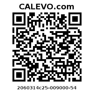 Calevo.com Preisschild 2060314c25-009000-54