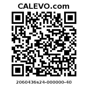 Calevo.com Preisschild 2060436s24-000000-40