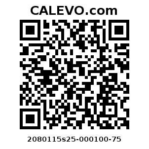 Calevo.com Preisschild 2080115s25-000100-75