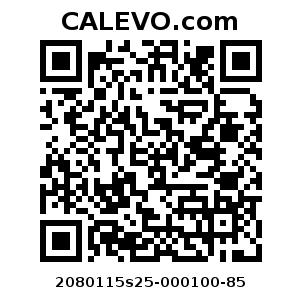 Calevo.com Preisschild 2080115s25-000100-85