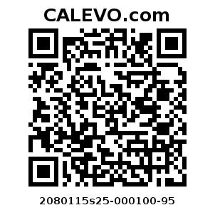 Calevo.com Preisschild 2080115s25-000100-95