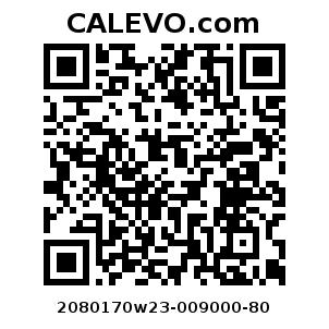 Calevo.com Preisschild 2080170w23-009000-80