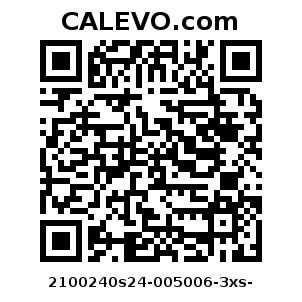 Calevo.com Preisschild 2100240s24-005006-3xs-