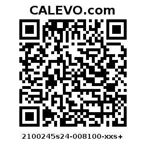 Calevo.com Preisschild 2100245s24-008100-xxs+