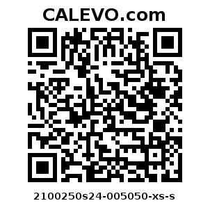 Calevo.com Preisschild 2100250s24-005050-xs-s