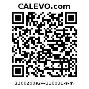 Calevo.com Preisschild 2100260s24-110031-s-m