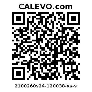 Calevo.com Preisschild 2100260s24-120038-xs-s