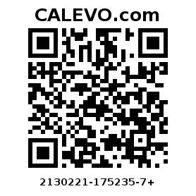 Calevo.com Preisschild 2130221-175235-7+