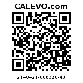 Calevo.com Preisschild 2140421-008320-40