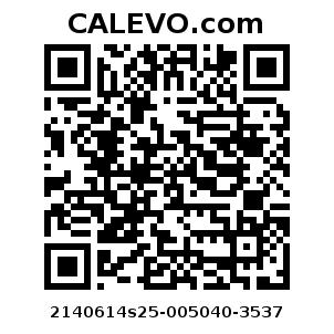 Calevo.com Preisschild 2140614s25-005040-3537