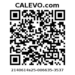 Calevo.com Preisschild 2140614s25-006635-3537