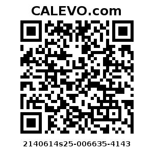 Calevo.com Preisschild 2140614s25-006635-4143